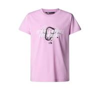 The North Face Girl's Graphic Relaxed S/S T-Shirt, Cyber Pink, 176