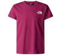 The North Face - Girl's Redbox Tek S/S Relaxed Tee - T-shirt size L, purple/pink