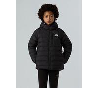 The North Face Girls Reversible Perrito Hooded Jacket, Tnf Black/Smoked Pearl, 6 Years