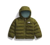 The North Face Girl's Reversible Perrito Hooded Jacket, Forest Olive, 6 Years