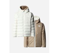 The North Face Girls Reversible Perrito Hooded Jacket in White - White - XL 14 - 16 Yrs