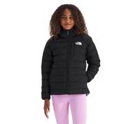 The North Face Girls Reversible Perrito Hooded Jacket, Tnf Black/Smoked Pearl, 12 Years