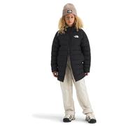 The North Face Girls Reversible Perrito Parka Jacket, Black, Size L=12 Years Black