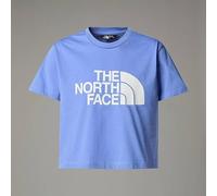 The North Face Girl's S/S Crop Easy T-Shirt, Virtual Blue, 12 Years