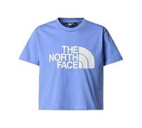 The North Face Girl's S/S Crop Easy T-Shirt, Virtual Blue, 176