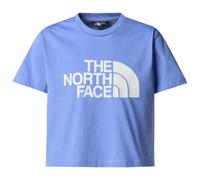The North Face - Girl's S/S Crop Easy Tee - T-shirt size M, blue