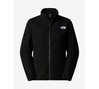 The North Face Glacier Fleece Full Zip Fleece Black White Women - XXL