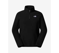 The North Face Glacier Fleece Quarter Zip Fleece Black White - S