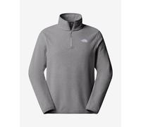 The North Face Glacier Fleece Quarter Zip Fleece Light Grey - M