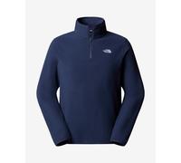 The North Face Glacier Fleece Quarter Zip Fleece Storm Blue - XXL