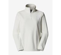 The North Face Glacier Fleece Quarter Zip Pearl White Women - XL