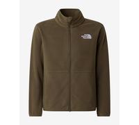 The North Face Glacier Full Zip fleece Brownish Green Kids - S