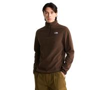 The North Face | Glacier Fleece | 1/4 Zip | Men's | Recycled Fleece Quarter Zip | Dark Chestnut L