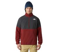 The North Face Glacier Heavyweight 1/2 Zip Fleece: Sumac/Asphalt: L Si