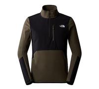 THE NORTH FACE Glacier Sweatshirt New Taupe Green/Black S