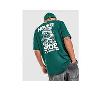 The North Face Globe Never Stop Exploring Oversized T-Shirt - Green - Mens M
