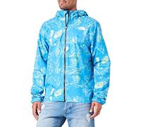 THE NORTH FACE Higher Run Jacket Super Sonic Blue Valley Floor Print L