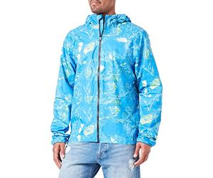 The North Face Higher Run Jacket Super Sonic Blue Valley Floor Print XXL