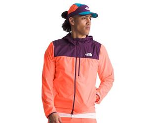 The North Face Higher Run Jacket Vivid Flame/Black Currant Purple L