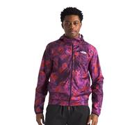 The North Face Higher Run Jacket Vivid Flame Trailglyph Print S