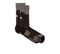 The North Face Mountain Hiking Crew Socks Dark Brown - S