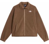 The North Face - Insulated fleece jacket - W Fleece Collared Jacket Garnet Black Heather for Women in Recycled Polyester - Size S - Beige Beige S