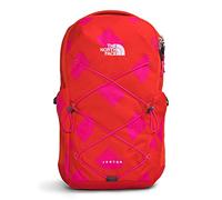 THE NORTH FACE Jester Everyday Laptop Backpack - PFAS Free, Fiery Red Next Gen Logo Print/Mr. Pink, One Size, Classic