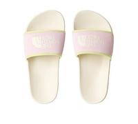 THE NORTH FACE Junior Girls Base Camp III Slides, White/Pink, Size 2 Older White/Pink