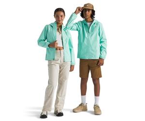 The North Face Kids Antora Rain Jacket, Moonstone Grey Multi Pi, 18 Months