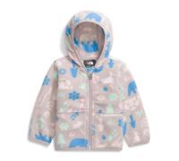 The North Face Kids Glacier Full Zip Hooded Jacket, Moonstone Grey Multi Pi, 6 Months