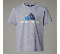 The North Face Kids Graphic S/S T-Shirt, TNF Light Grey Heather, 6 Years