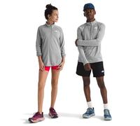 The North Face Kids Never Stop 1/4 Zip Long Sleeve top, TNF Medium Grey Heather, 7/8 Years