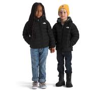 The North Face Kids Reversible Perrito Hooded Jacket, Tnf Black/Smoked Pearl, 2 Years