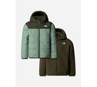 The North Face Kids Reversible Shasta Hooded Jacket in Green - Green - 2 Yrs