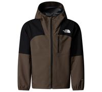 The North Face Kids Hike Packable Shell Jacket, New Taupe Green/Tnf Black, 10 Years