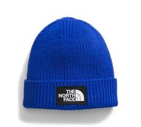 The North Face Boys Blue Kids Box Brand-patch Beanie 1size
