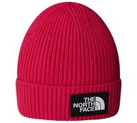 The North Face - Kid's TNF Logo Box Cuffed Beanie - Beanie size One Size, red