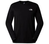 The North Face - L/S Simple Dome Tee - Longsleeve size S, black