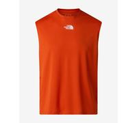 The North Face Lightbright Sleeveless T-Shirt Lava Red Orange - L