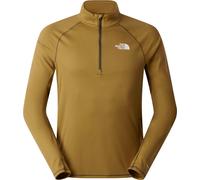 The North Face - Lightweight, breathable running T-shirt with zip collar - M Sunriser 1/4 Zip Cedar for Men in Recycled Polyester - Size L - Brown Brown L