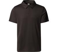 The North Face - Lightweight, ultra-breathable hiking polo shirt with button-down collar and ribbed sleeves - M Tanken Polo TNF Black for Men - Size S Black S