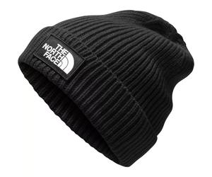 The North Face Logo Box Cuffed Beanie Hat