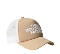 The North Face Logo Trucker Cap Khaki Stone/TNF White One Size