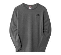 The North Face M L/S EASY TEE TNFMEDIUMGRYHTR Tee - Tnf Medium Grey Heather, 2XL