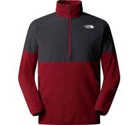 The North Face - Men's half-zip Fleeces - M Glacier Heavyweight 1/2 Zip Sumac Asphalt Grey for Men - Size L - Red Red L