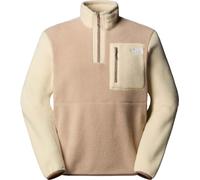 The North Face - Men's half-zip Fleeces - M Yumiori 1/4 Zip Mushroom Grey Gravel Mocha Brown for Men - Size S - Beige Beige S