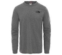 The North Face Men Men's Long-Sleeve Simple Dome T-shirt - TNF Medium Grey Heather, XL