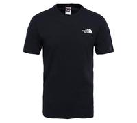 North Face Mens Red Box T-Shirt Casual Tee Crew Shirt Activewear Top Black