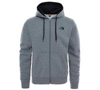 The North Face Men Open Gate Hoodie Jacket - Medium Grey Heather/Black, Small