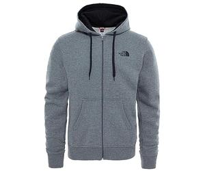 The North Face Men Open Gate Hoodie Jacket - Medium Grey Heather/Black, Small